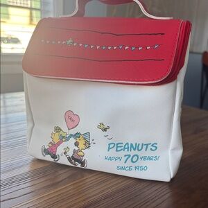 RARE Peanuts 70th Anniversary Makeup Bag